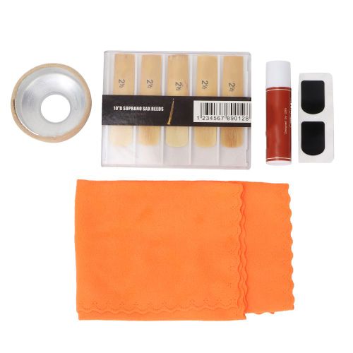 Kit De Nettoyage Pour Bec De Saxophone Soprano, Patch, Graisse Pour Liege Et Anches