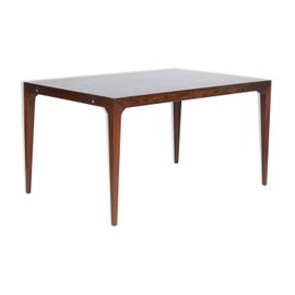 Table  Manger Danoise En Palissandre Par Poul Hundevad Et Kai Winding Pour Hundevad Ampco Bois
