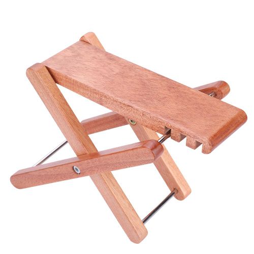 Repose-Pieds En Bois Irin Avec Sac De Transport Pour Pieces De Guitare