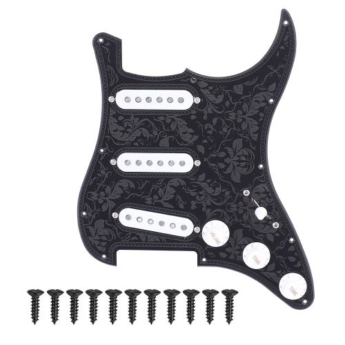 1 Jeu De Micros Sss Precables En Acrylique Avec Aimant Alnico V Pour Guitare Electrique