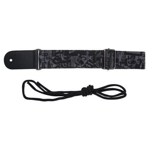 Sangle De Guitare Electrique Tissee A Motif De Peinture De Style National, Accessoires N¡Ã?2