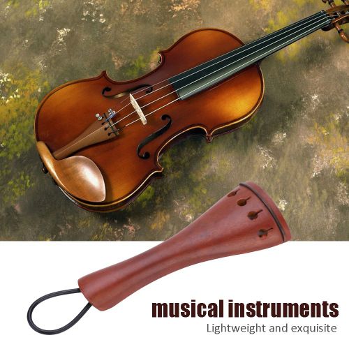 Cordier De Violon En Bois De Jujubier Incruste Fait Main Avec Accordeur Fin En Metal