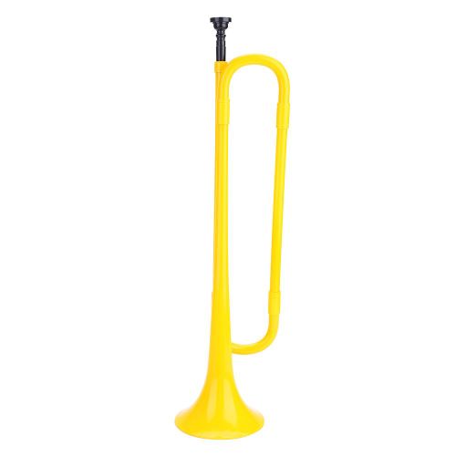 Trompette De Cavalerie En Si Bemol Avec Embouchure Pour Ecoliers Et Enfants (Jaune)