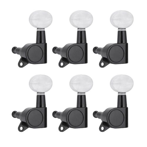 Mecaniques Verrouillables Pour Guitare Acoustique/Electrique (Noir 6l)