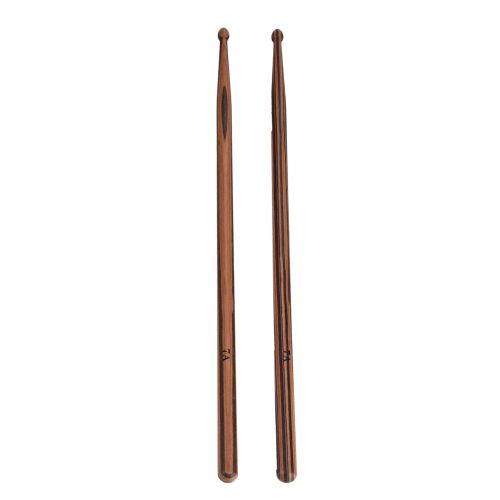 1 Paire De Baguettes De Batterie Durables En Bois D'erable En Forme De Goutte (39,6 X 1,3 Cm)