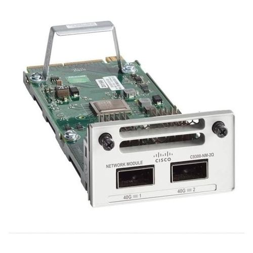 Cisco - Module d'extension - 40 Gigabit QSFP+ x 2 - pour P/N: C9300-24U-10E, C9300-48H-1E, C9300-48UB-A, C9300-48UB-E