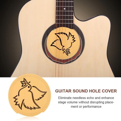 Bloc Protecteur De Trou De Son En Eponge De Bois Pour Guitare Acoustique Classique 41'' #1
