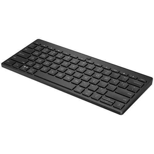 HP 355 Compact Multi-Device - Clavier - sans fil - Bluetooth 5.2 - QWERTY - Anglais international - noir - emballage recyclable