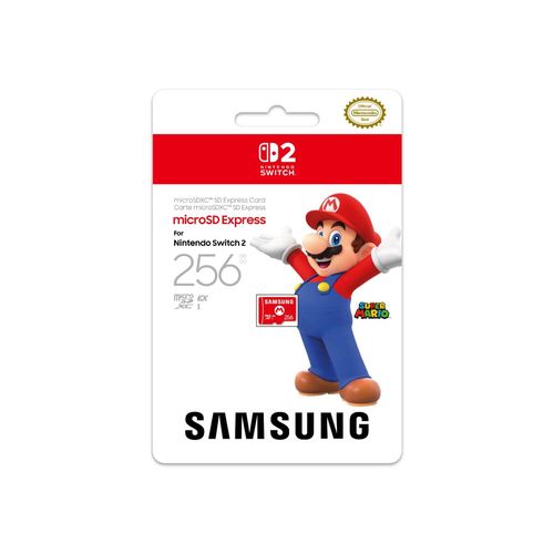 Carte mémoire micro SD express 256go switch2 Samsung