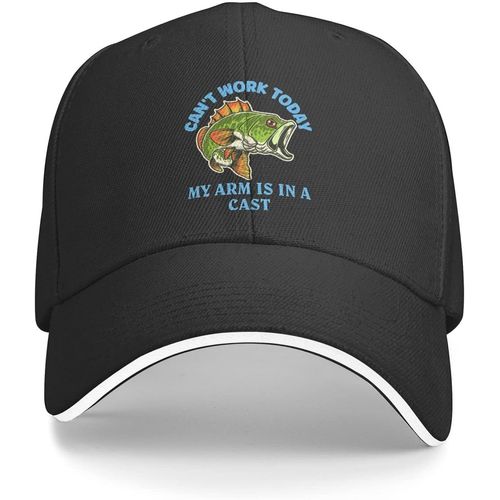 Chapeau De Pêche Drôle, Je Ne Peux Pas Fonctionner Aujourd'hui, Mon Bras Est Dans Un Chapeau Moulé Pour Femmes, Chapeaux De Baseball, Chapeaux À La Mode