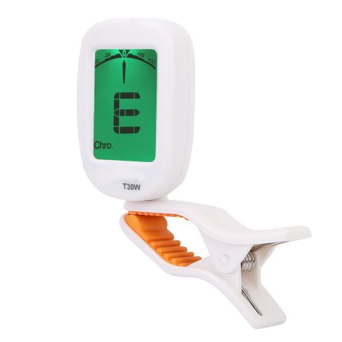 Accordeur Electronique Universel A Pince Pour Guitare, Ukulele, Basse, Violon, Ecran Lcd