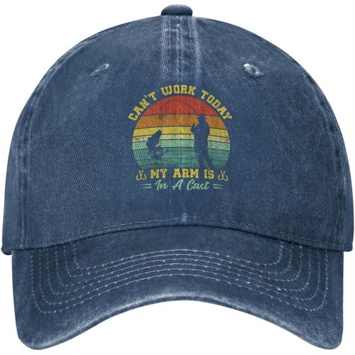 Chapeau De Pêche Drôle, Je Ne Peux Pas Fonctionner Aujourd'hui, Mon Bras Est Dans Un Chapeau Moulé Pour Hommes, Casquettes De Baseball Cool
