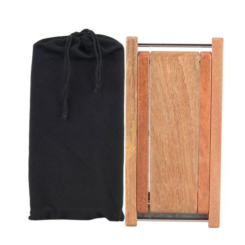 Repose-Pieds En Bois Durable Avec Reglage De La Hauteur A 3 Niveaux, Accessoire Pour Guitare