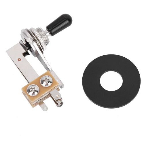 Interrupteur A Bascule 3 Positions Pour Guitare Electrique Jazz Avec Plaque D'aigus Rythmique, Accessoires Pour Guitare