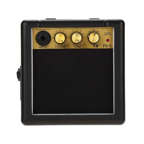 Amplificateur De Guitare Electrique Haute Sensibilite 5 W, Haut-Parleur, Controle Du Volume Et De La Tonalite, Accessoire