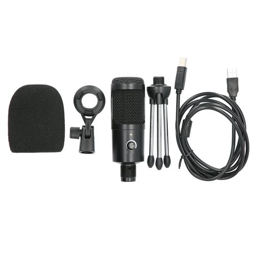 Microphone A Condensateur Pointant Vers La Droite, Microphone Cardioide, Chant, Enregistrement, Studio, Conversation, Utilisation En Direct