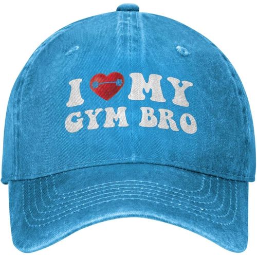 Chapeau D'entraînement De Fitness Drôle, Chapeau I Love Heart My Gym Bro Pour Femmes, Casquette De Baseball À La Mode