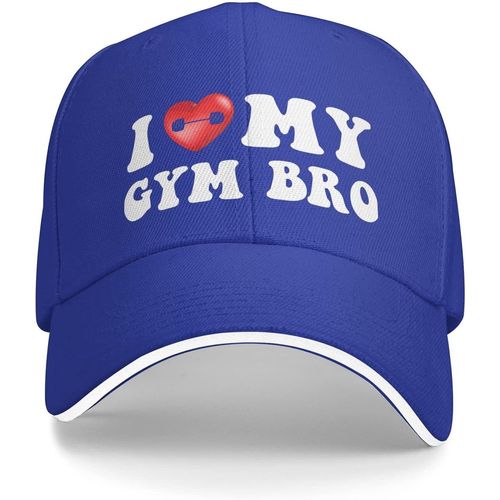 Chapeau D'entraînement De Fitness Drôle, Chapeau I Love Heart My Gym Bro Pour Femmes, Chapeau Graphique De Baseball