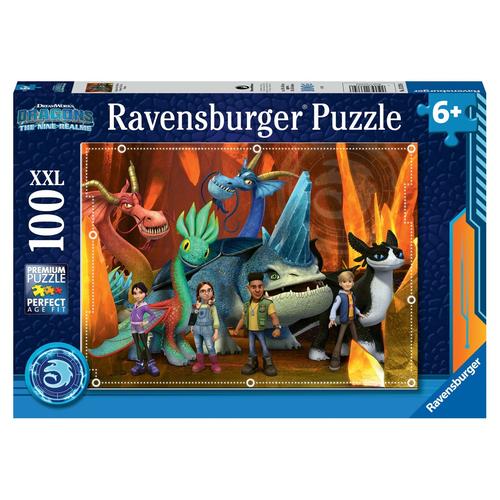 Puzzle Puzzle 100 P Xxl -  Dresseurs De Dragon / Dragons : Les Neuf Royaumes