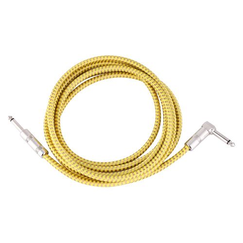Cable Audio 3 M (10 Pieds) Avec Fiche 6,35 Mm Pour Guitare Electrique, Basse, Clavier Electronique/Piano