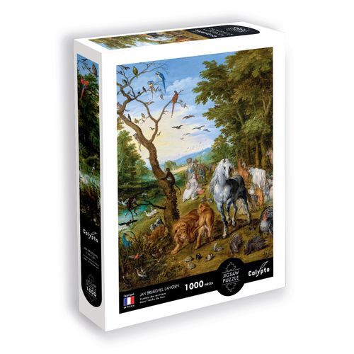 Calypto By Sentosphere Puzzle 1000 Pièces - L'entrée Des Animaux Dans L'arche De Noé - Jan Brueghel L'ancien