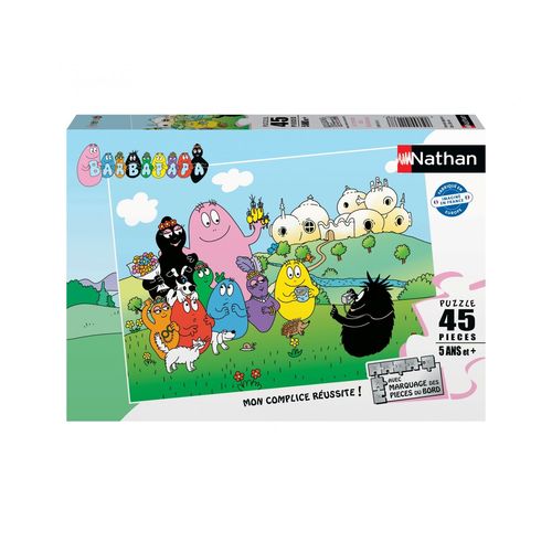 Puzzle N Nathan Puzzle 45 P - Le Monde Des Barbapapa