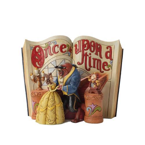 Disney Traditions  Figurine La Belle Et La Bete Storybook Disney Tradition
