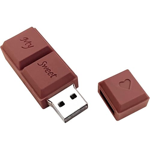 Cle USB 32Go Clé USB Chocolat 32 Go Mémoire USB 3.0 Bande dessinée Clef USB Nouveauté Flash Drive Périphériques de Stockage de données externes pour Cadeaux