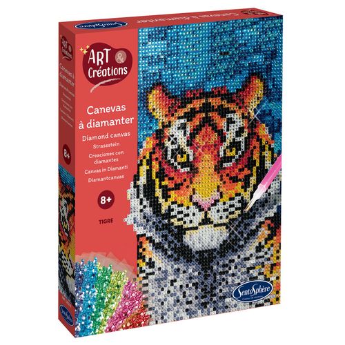 Art & Créations Art & Creations Canevas A Diamanter - Tigre