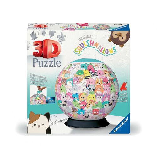 Puzzle Puzzle 3d Ball 72 P - Squishmallows