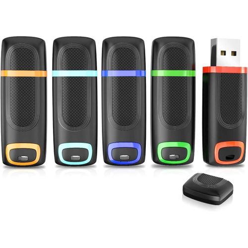Clé USB 3.0 32GB,Clef USB 32GB,Pen Drive 32gb Lecteur para PC /Ordinateur Portable/Pc/Voiture Etc(bleu,cyan,vert,orange,rouge)