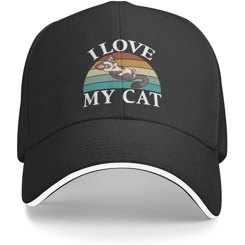 Fuuny Possums Hat I Love My Cat Chapeau Pour Femme Casquette De Baseball Casquette Cool