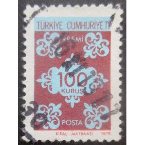 Turquie Service N°136 Oblitéré