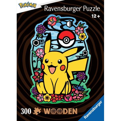 Puzzle Puzzle En Bois - Forme - 300 P - Pikachu