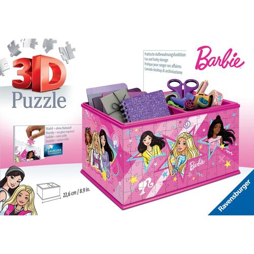 Puzzle Puzzle 3d Boite De Rangement - Barbie