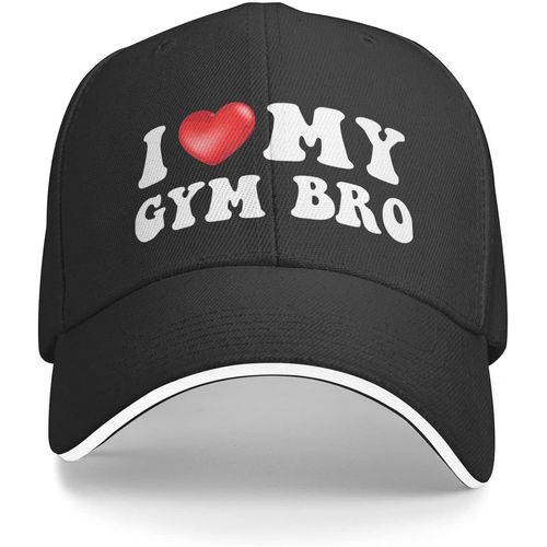 Chapeau D'entraînement De Fitness Drôle, Chapeau I Love Heart My Gym Bro Pour Femmes, Casquette De Baseball Cool
