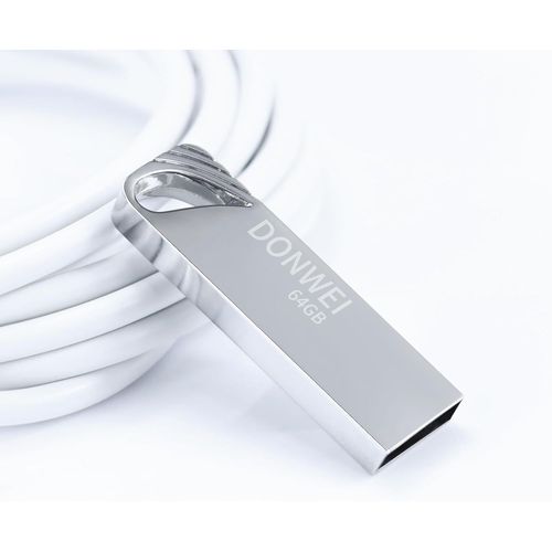 Cle USB-Clé USB 64 Go-Clés USB Flash Drive,Clef 2.0 Portable Memory Stick,Stockage Externe pour Les Fichiers De Musique et de Photos. Lecteur USB Rapide avec Voiture Ordinateur TV Autoradio