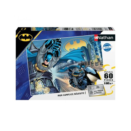 Puzzle N Nathan Puzzle 60 P - Batman, Le Chevalier Noir