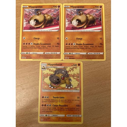 (3171) 2x Hippopotas + Hippodocus (Pokemon) 