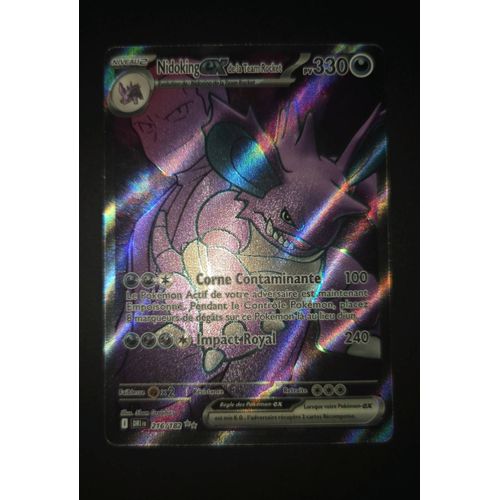 Nidoking Ex De La Team Rocket 216/182 Ev10 Carte Pokemon Nm Fr
