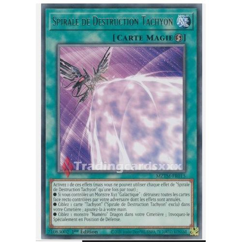 Yu Gi Oh Mztm Fr015 Spirale De Destruction Tachyon Rare