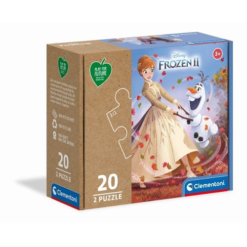 Puzzle Enfant 2x20 Pièces Play For Future - La Reine Des Neiges 2