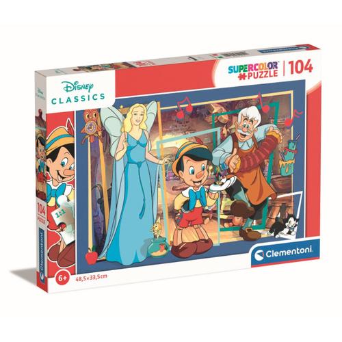 Puzzle Enfant 104 Pièces - Pinocchio