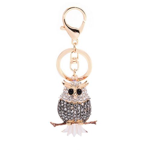 Porte-Cles Pendentif En Forme D'animal En Resine, Ornement A Suspendre Pour Sac (Chy-5259 Noir Brillant)