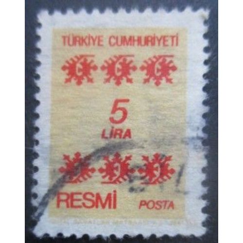 Turquie Service N°159 Oblitéré