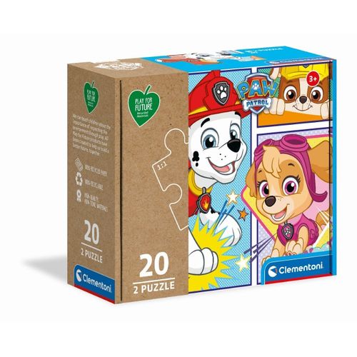 Puzzle Enfant 2x20 Pièces Play For Future - Pat'patrouille