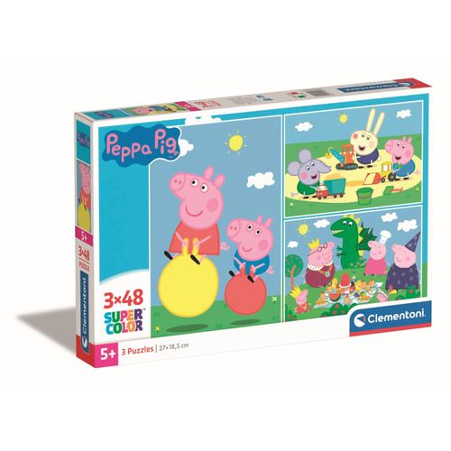Puzzle Enfant 3x48 Pièces - Peppa Pig