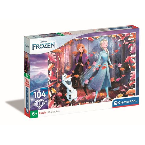 Puzzle Enfant Brilliant 104 Pièces - La Reine Des Neiges 2