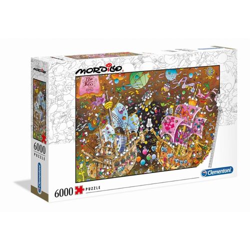 Puzzle Adulte Mordillo - 6000 Pièces - The Kiss