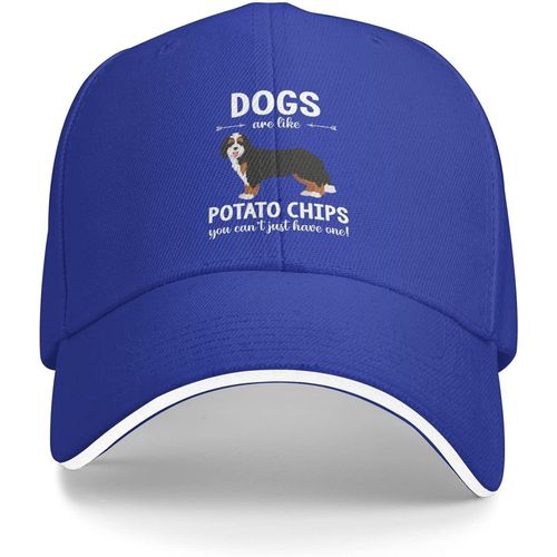 Chapeau D'amoureux Des Chiens, Les Chiens Sont Comme Des Chips, Vous Ne Pouvez Pas Avoir Un Seul Chapeau, Casquette De Baseball Pour Femmes, Casquette Graphique